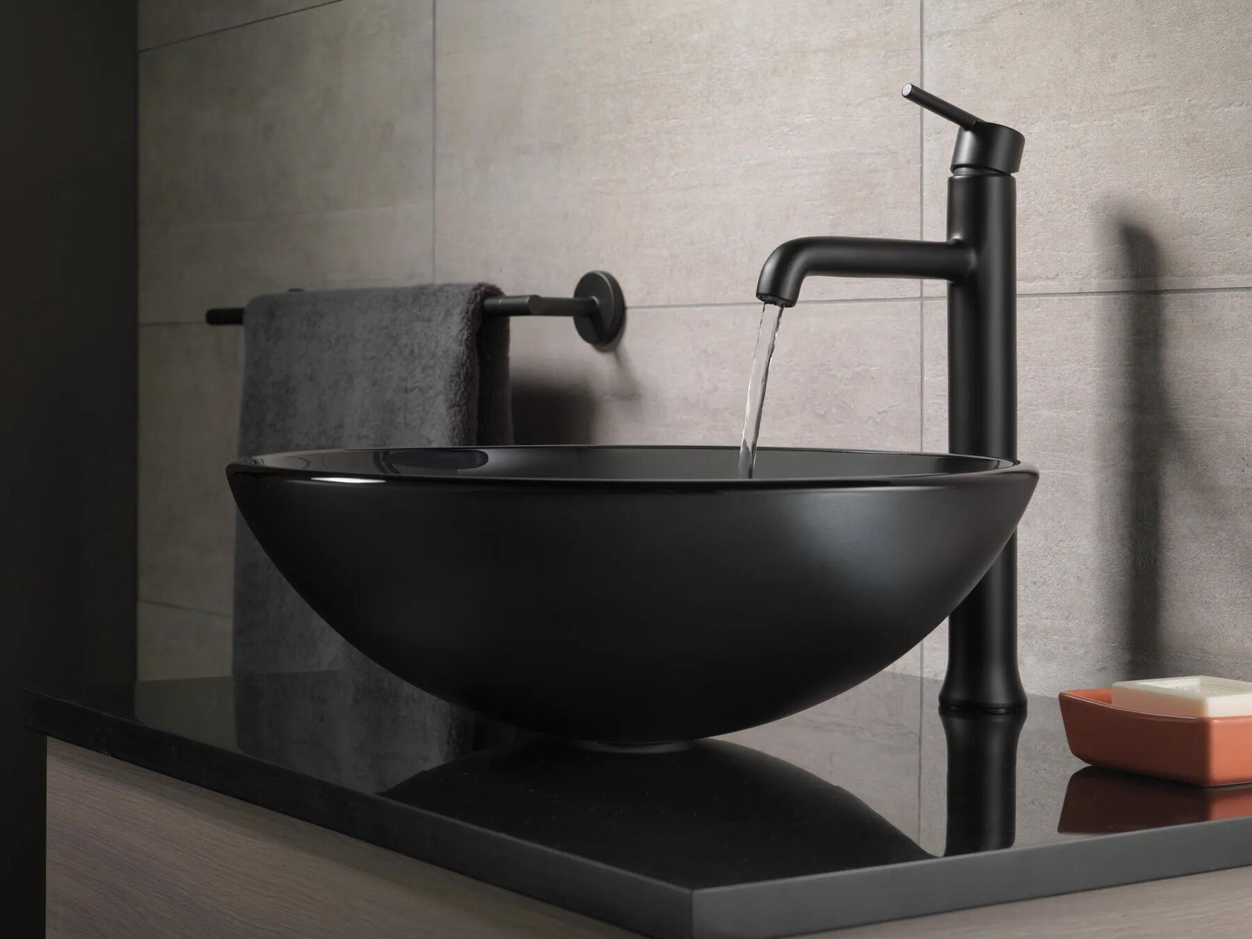 Single Handle Vessel Bathroom Faucet