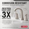 Two Handle Widespread Bathroom Faucet
