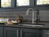 Single Handle Pull-Down Kitchen Faucet with Soap Dispenser