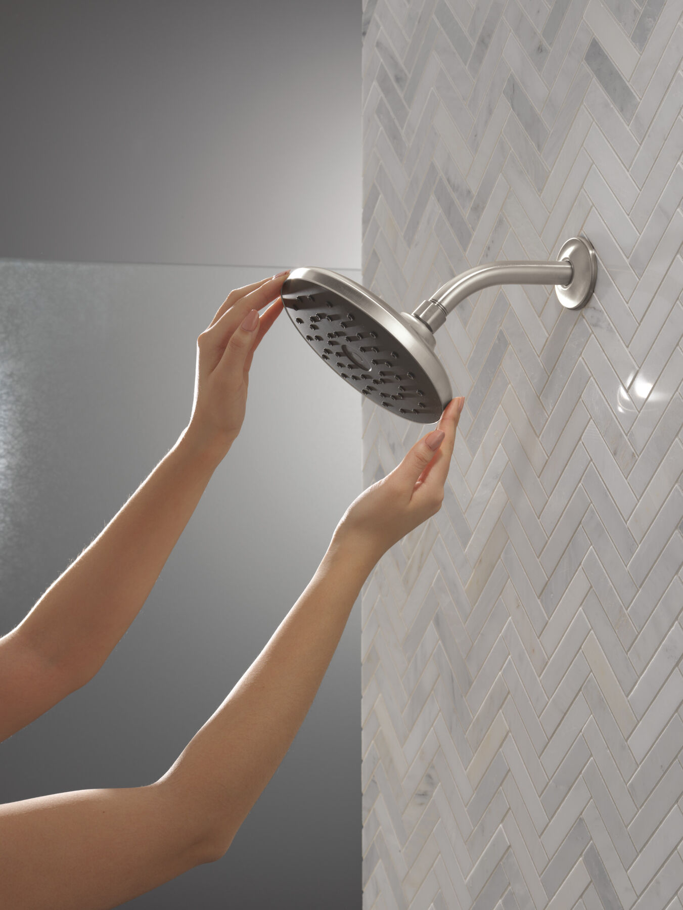 PivotPro&trade; Raincan Shower Head with TouchClean&reg; Spray Face