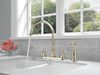 Two Handle Kitchen Faucet with Spray