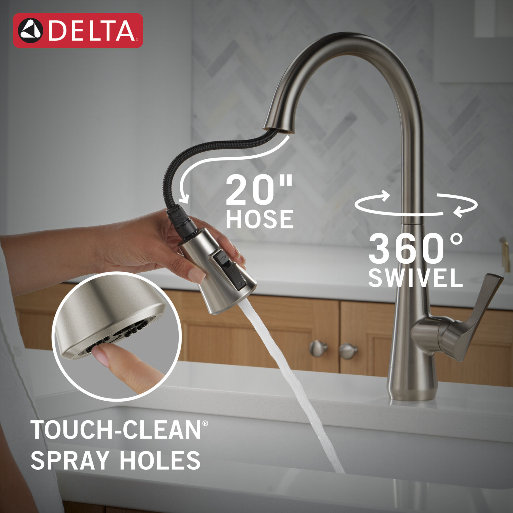 Pull-Down Kitchen Faucet (Recertified)