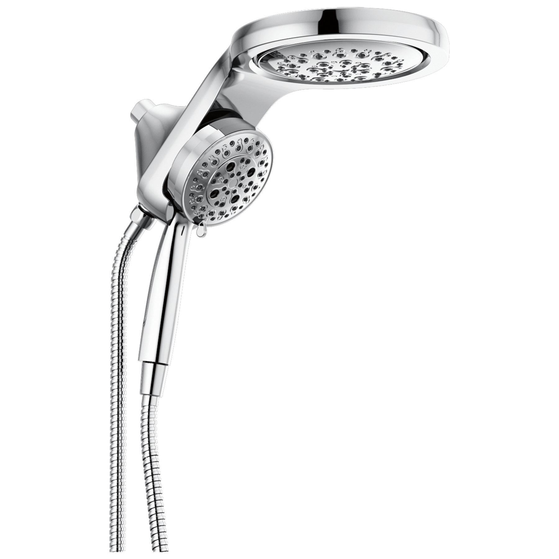 HydroRain&reg; H<sub>2</sub>Okinetic&reg; 5-Setting Two-in-One Shower Head