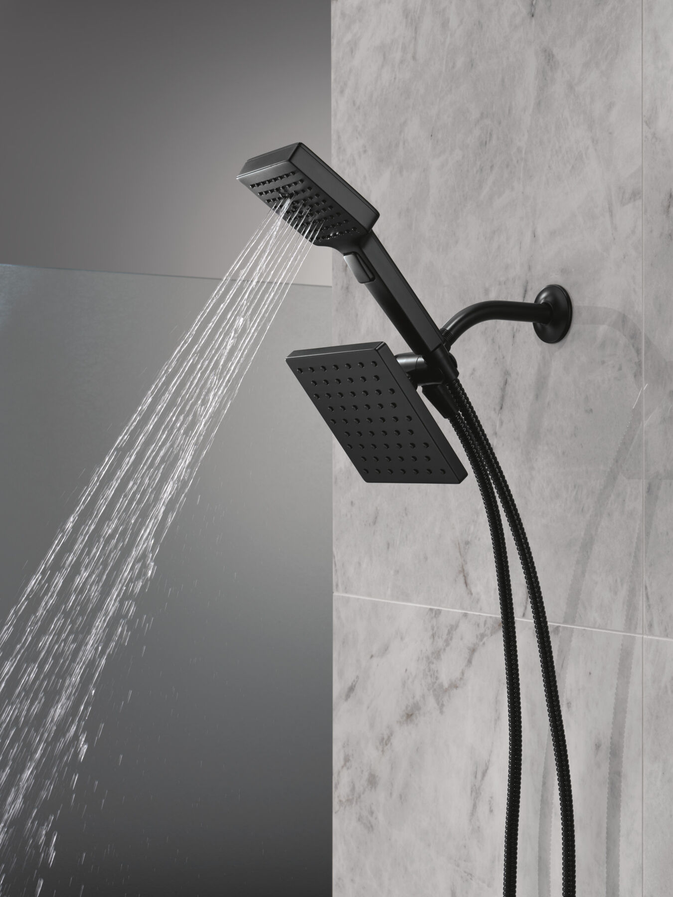 5-Setting Two-in-One Combination Shower with Additional Mount