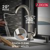Single Handle Pull Down Kitchen Faucet with Touch<sub>2</sub>O&reg; Technology