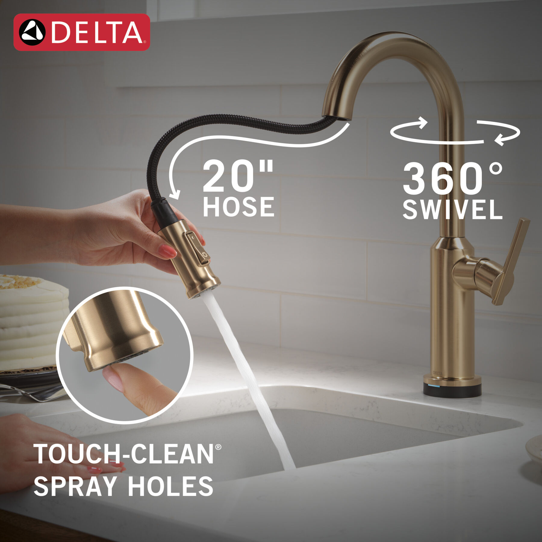Touch2O&reg; Bar / Prep Faucet with Touchless Technology