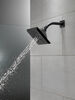 H<sub>2</sub>Okinetic&reg; 5-Setting Angular Modern Raincan Shower Head (Recertified)