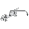 Two Handle 8 In Wallmount Service Sink Faucet