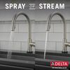 Single Handle Pull-Down Touch<sub>2</sub>O&reg; Technology Kitchen Faucet with Touchless Technology