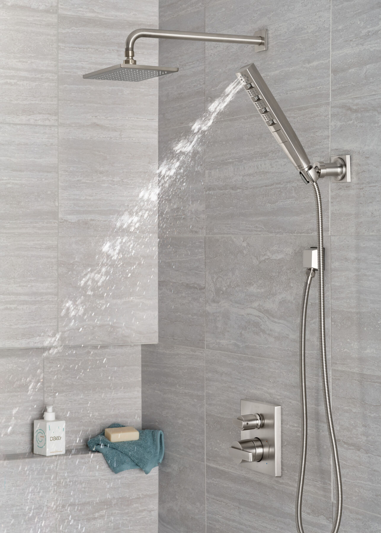 3-Setting Custom Shower Bundle with Raincan - 14 Series