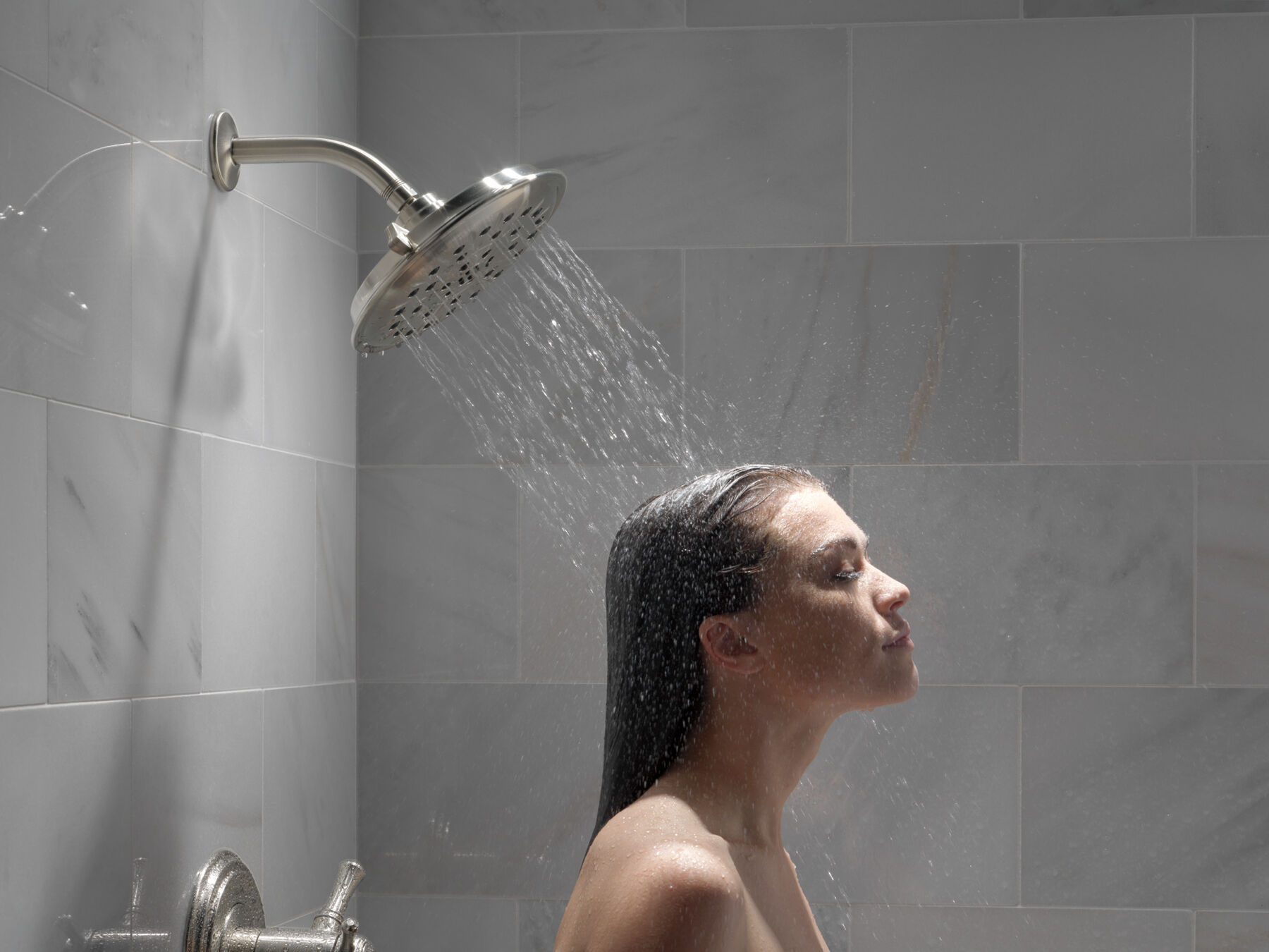 H2Okinetic&reg; 4-Setting Shower Head with Ultrasoak&reg;