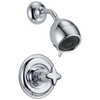 Shower Trim with Metal Cross Handle
