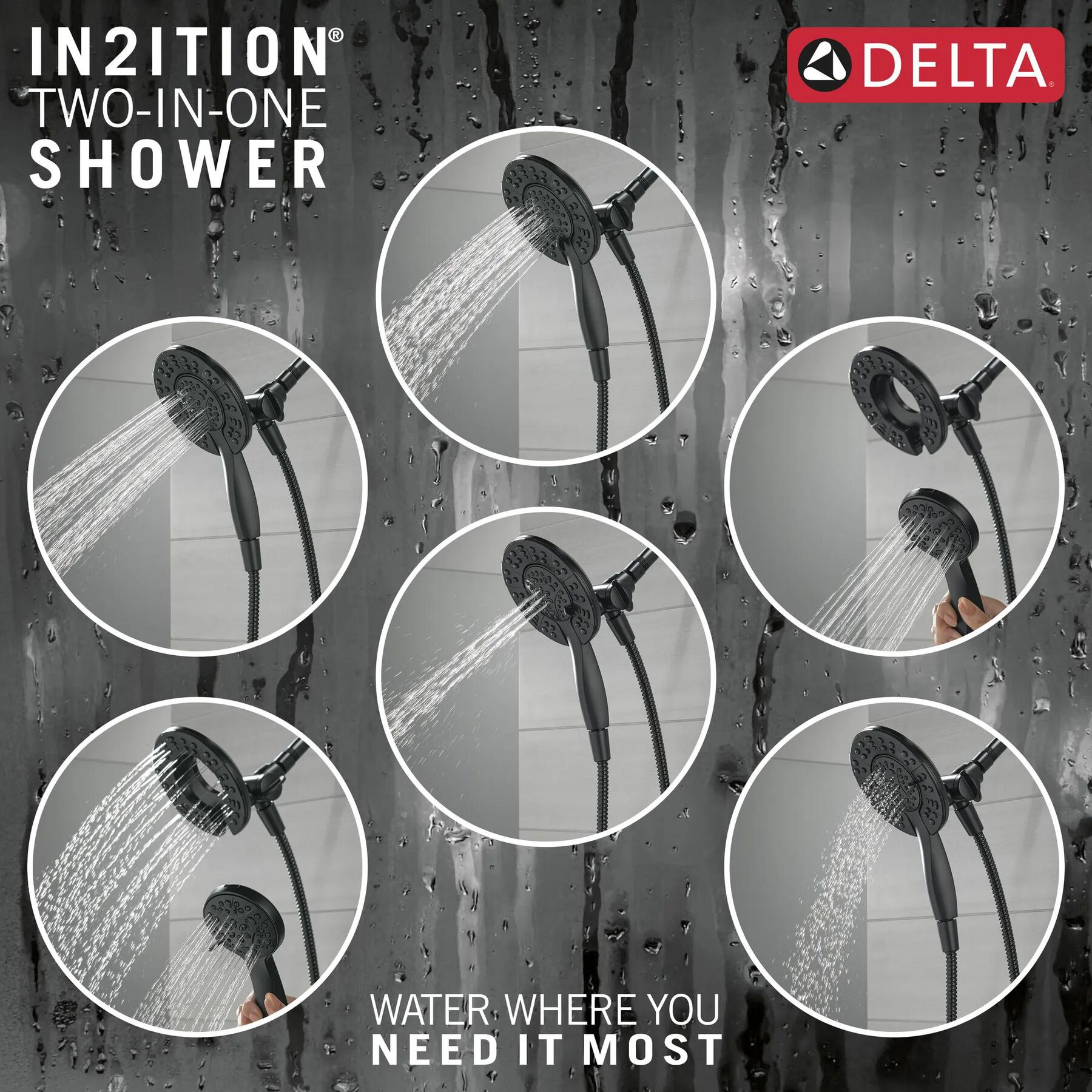 Shower Trim with High-Flow Rough Bundle
