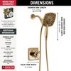 Monitor&reg; 17 Series Shower Trim with In2ition&reg; Two-in-One Shower