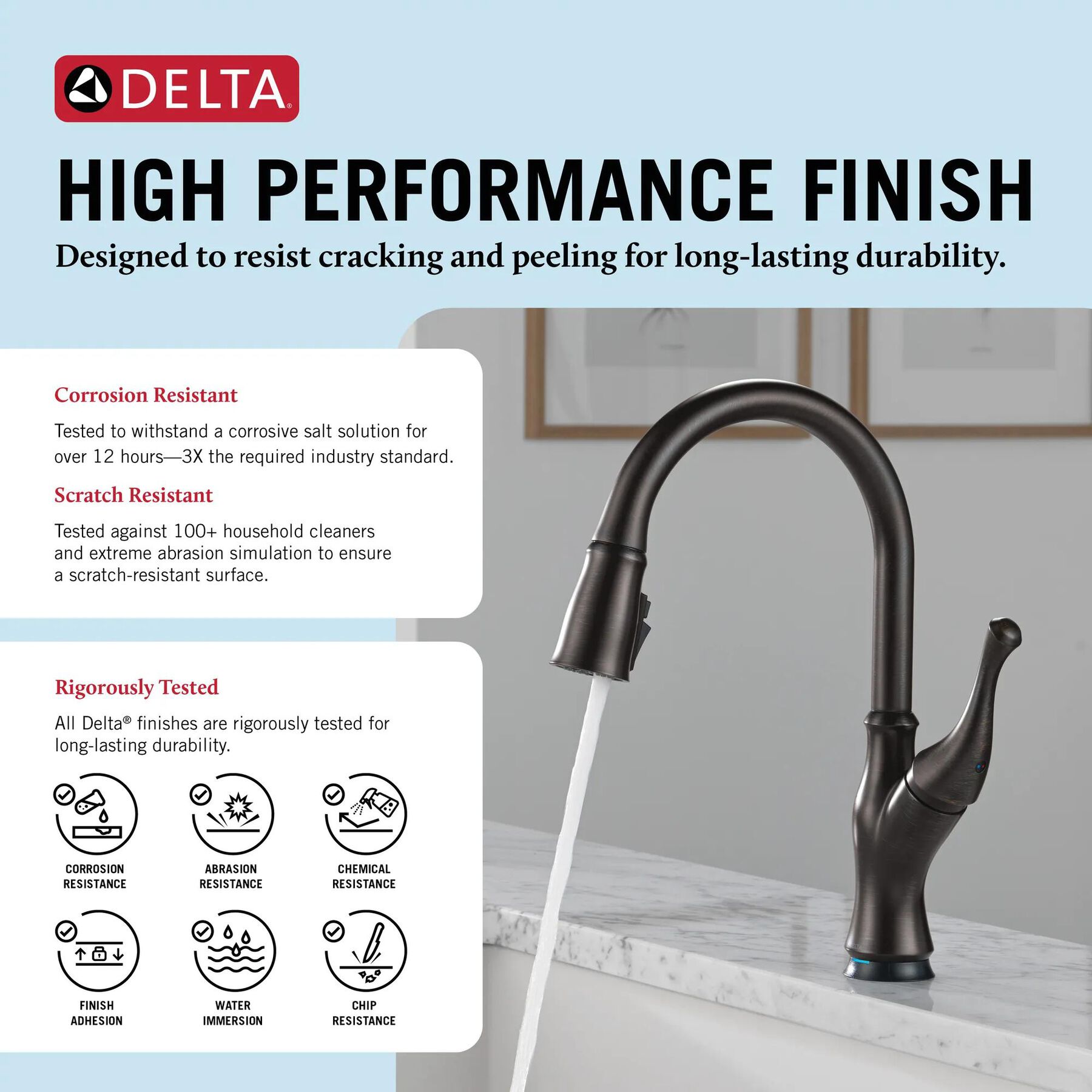 Touch<sub>2</sub>O&reg; Technology Kitchen Faucet with Touchless Technology