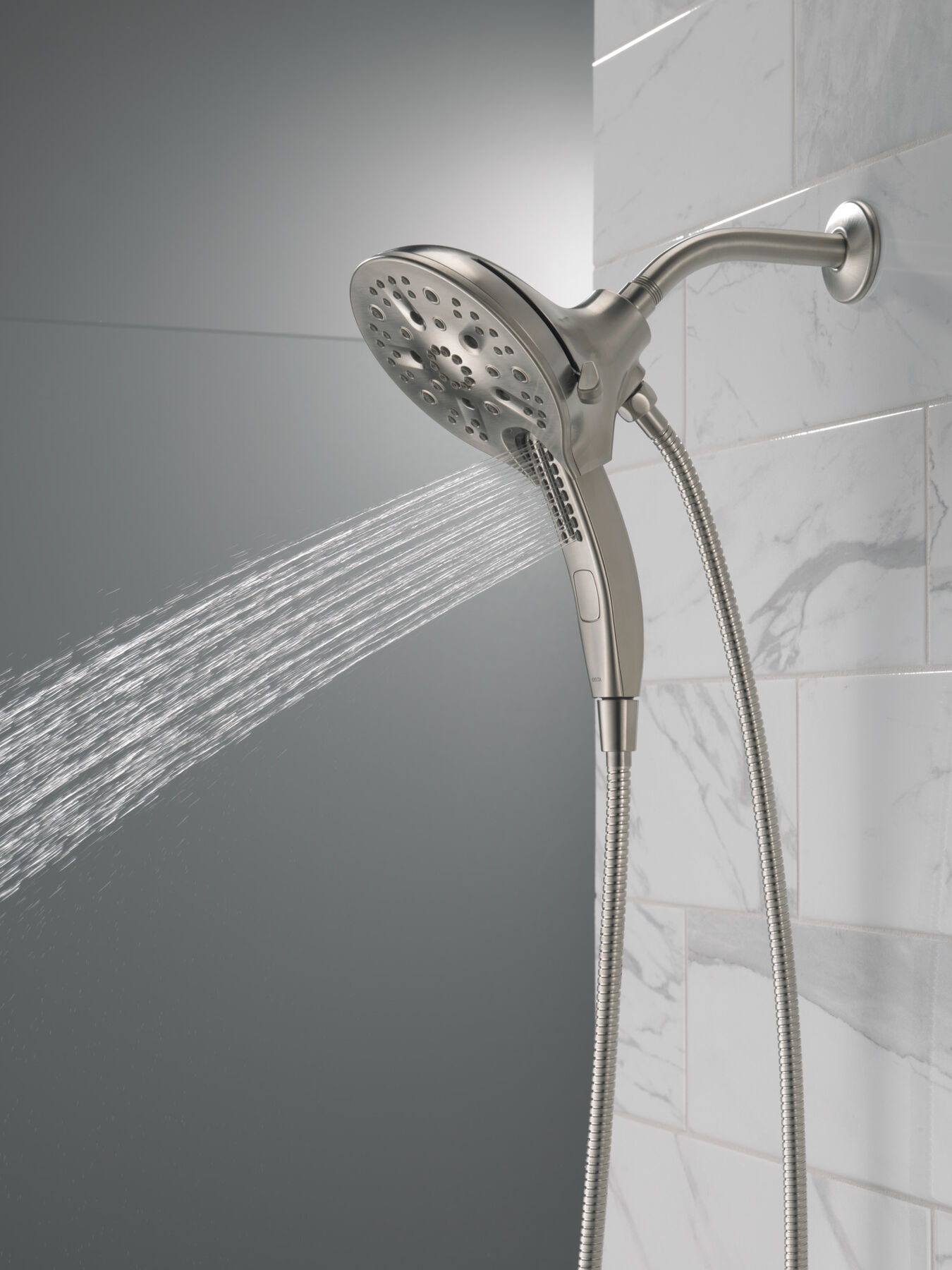 In2ition&reg; H<sub>2</sub>Okinetic&reg; 5-Setting Two-in-One Shower (Recertified)