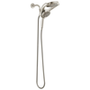 HydroRain&reg; 4-Setting Two-in-One Shower Head (Recertified)