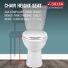 Toilet Single-Flush with Bidet Seat Bundle
