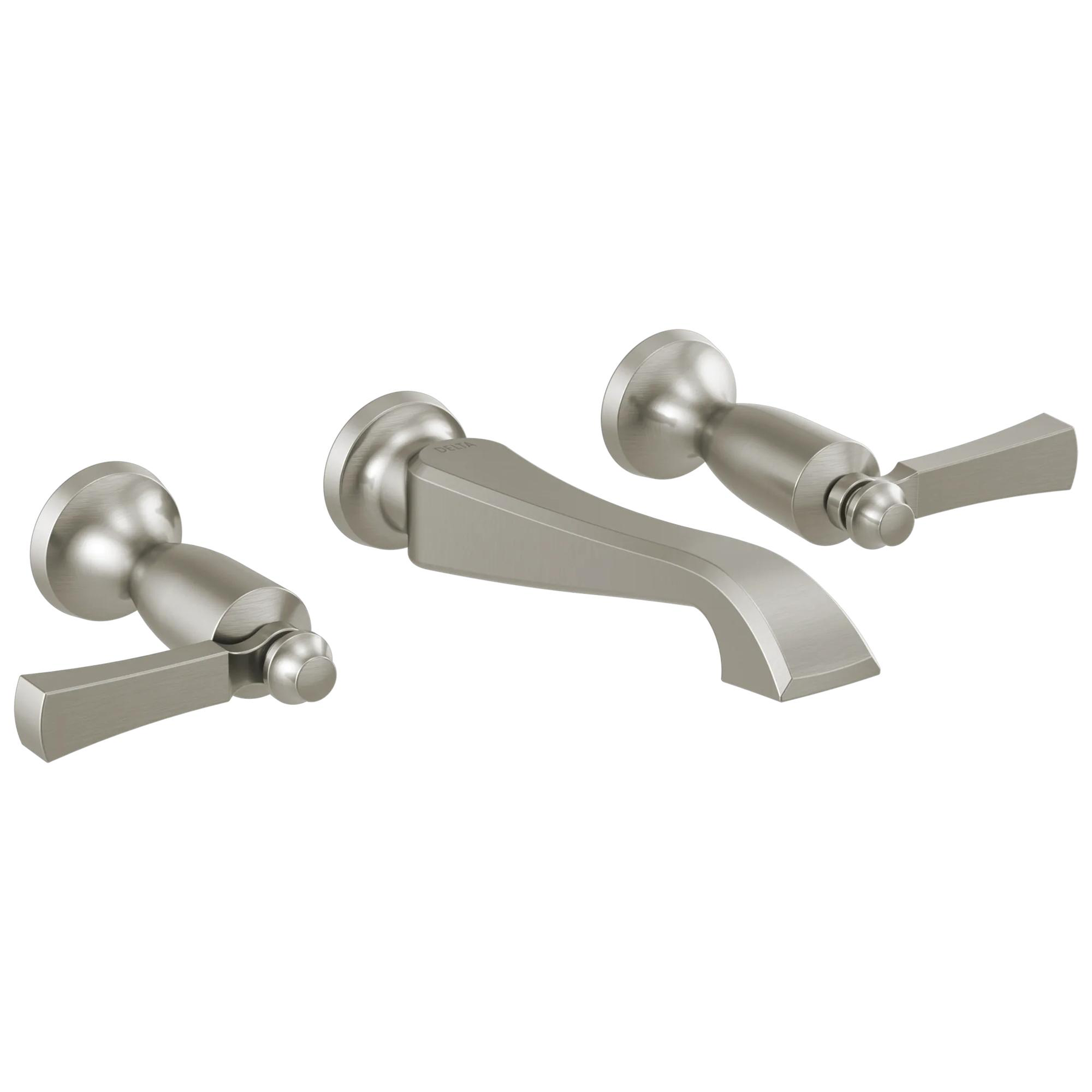 Two Handle Wall Mount Bathroom Faucet Trim Only