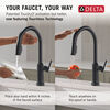 Touch2O&reg; Technology Kitchen Faucet with Touchless Technology
