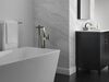 Single Handle Floor Mount Tub Filler Trim