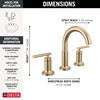 Two Handle Widespread Bathroom Faucet