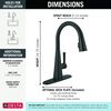 Single-Handle Pull-Down Kitchen Faucet with Touch<sub>2</sub>O&reg; Technology (Recertified)