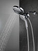 HydroRain&reg; 4-Setting Two-in-One Shower Head (Recertified)