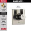 3-Setting 2-Port Diverter Trim