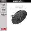 H<sub>2</sub>Okinetic&reg; 3-Setting Raincan Shower Head (Recertified)