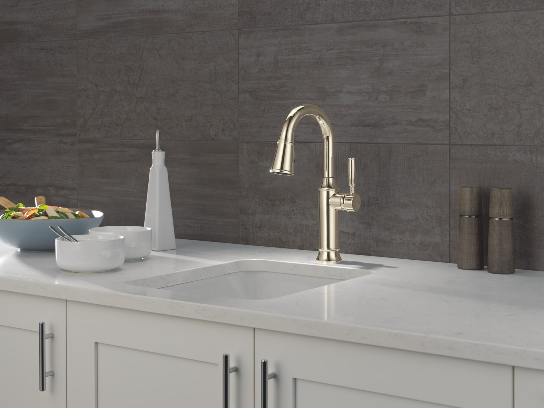 Single Handle Pull-Down Bar / Prep Faucet