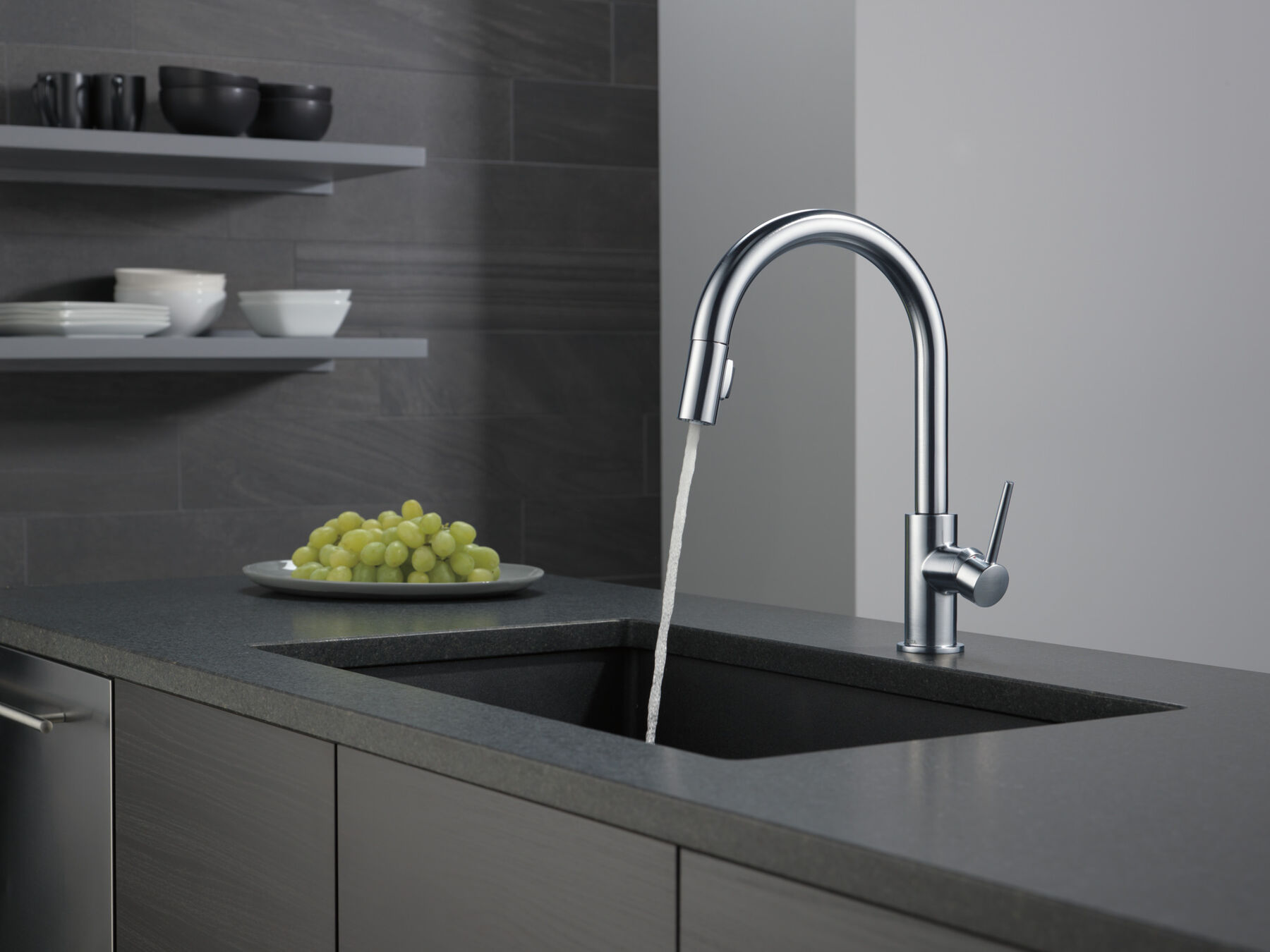 Single Handle Pull-Down Kitchen Faucet (Recertified)