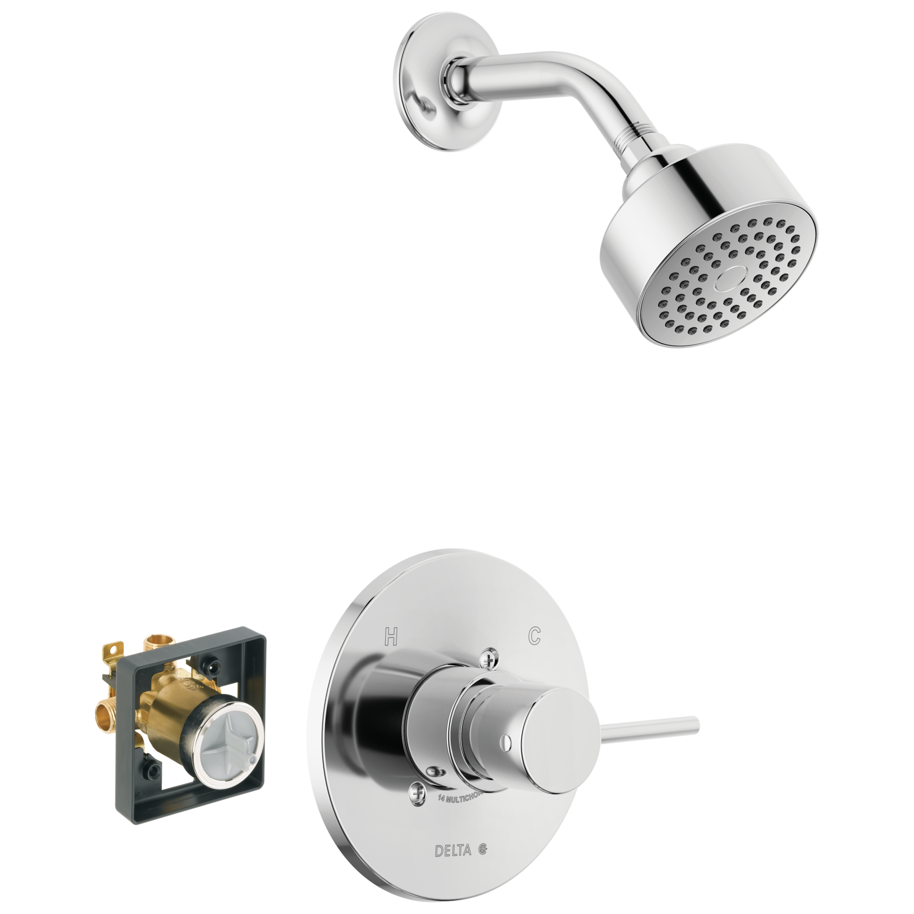 Shower Trim with Rough Bundle - 14 Series