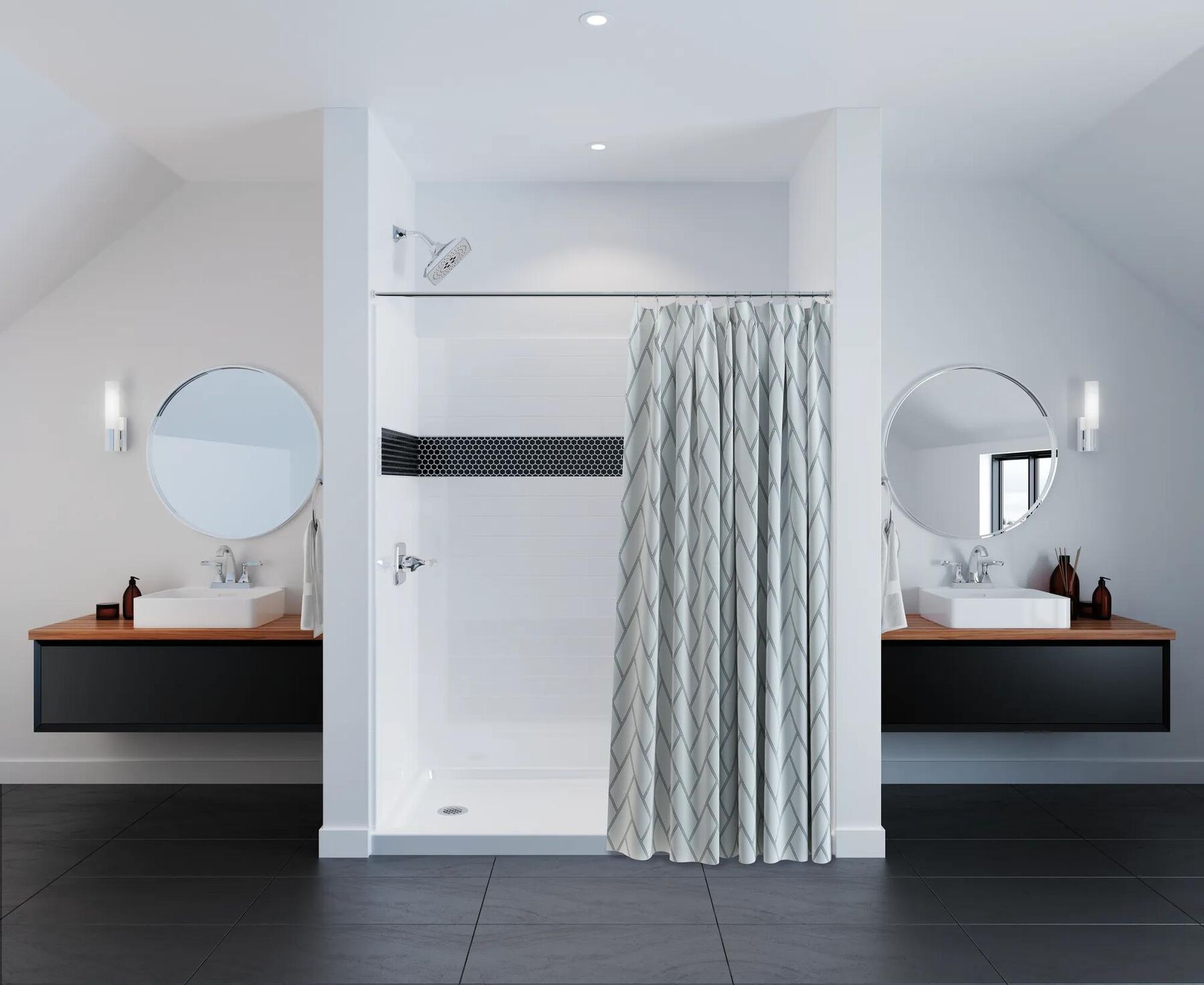 Two Handle Centerset Bathroom Faucet