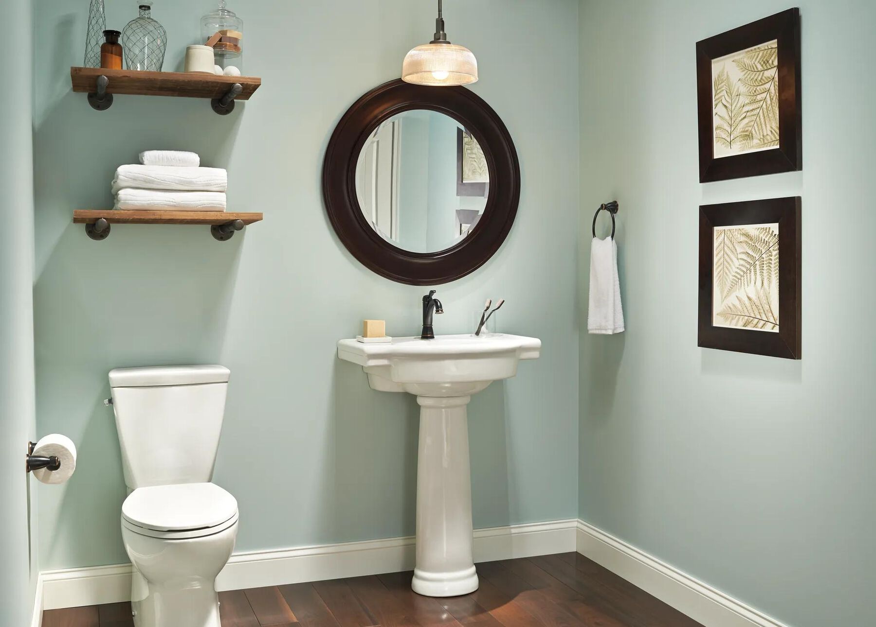 Elongated Concealed Trapway Toilet