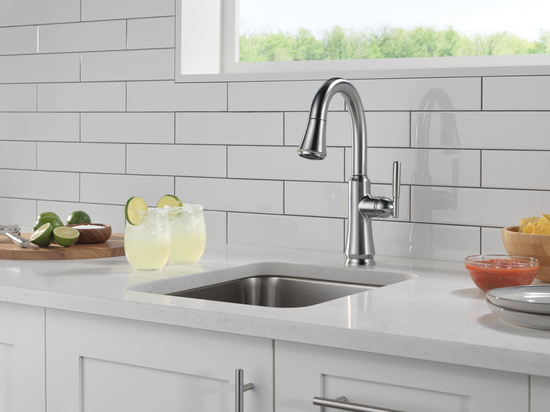 Single Handle Pull-Down Bar/Prep Faucet