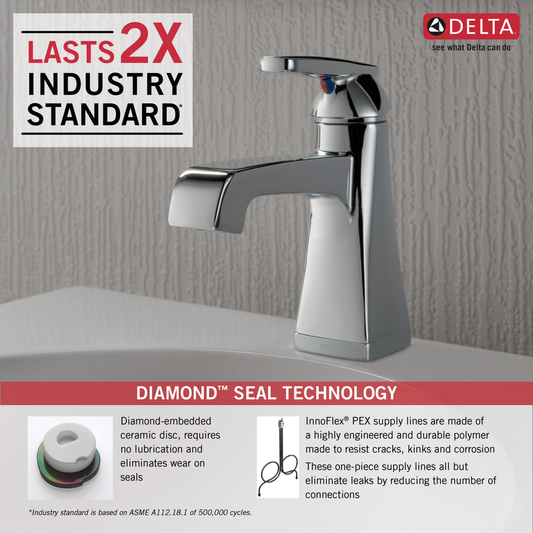 Single-Hole Bathroom Faucet (Recertified)