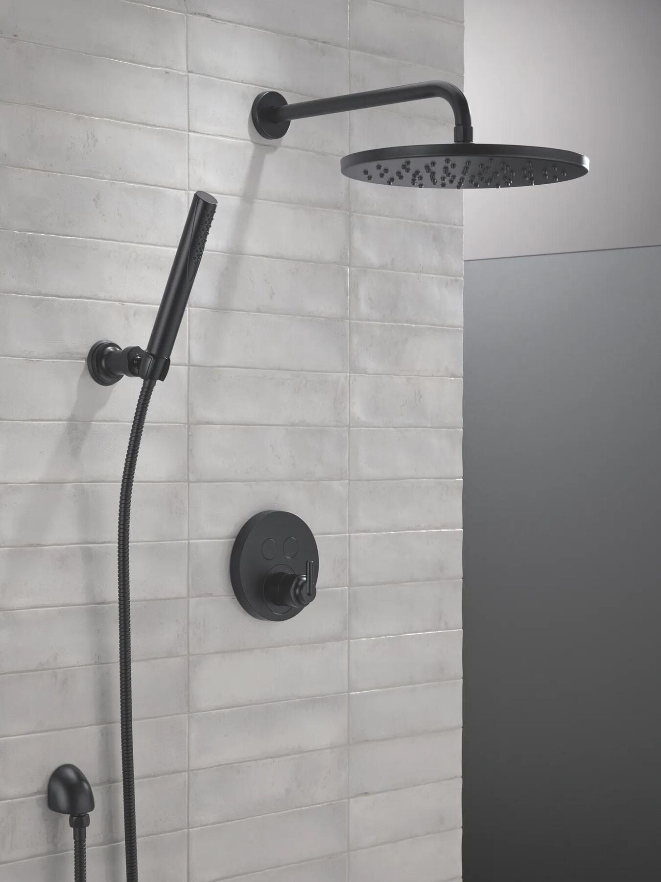 Single-Setting Metal Raincan Shower Head