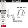 Two Handle Widespread Bathroom Faucet