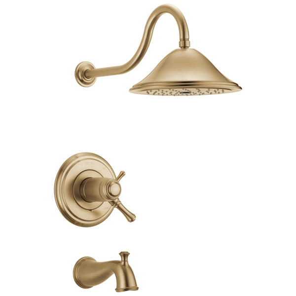 Ｔ17☆ TempAssure® 17T Series Tub & Shower Trim in Champagne Bronze