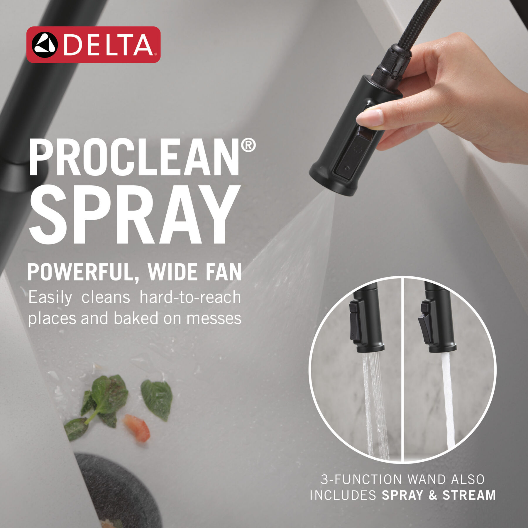 Touch2O&reg; Technology Kitchen Faucet with Touchless Technology