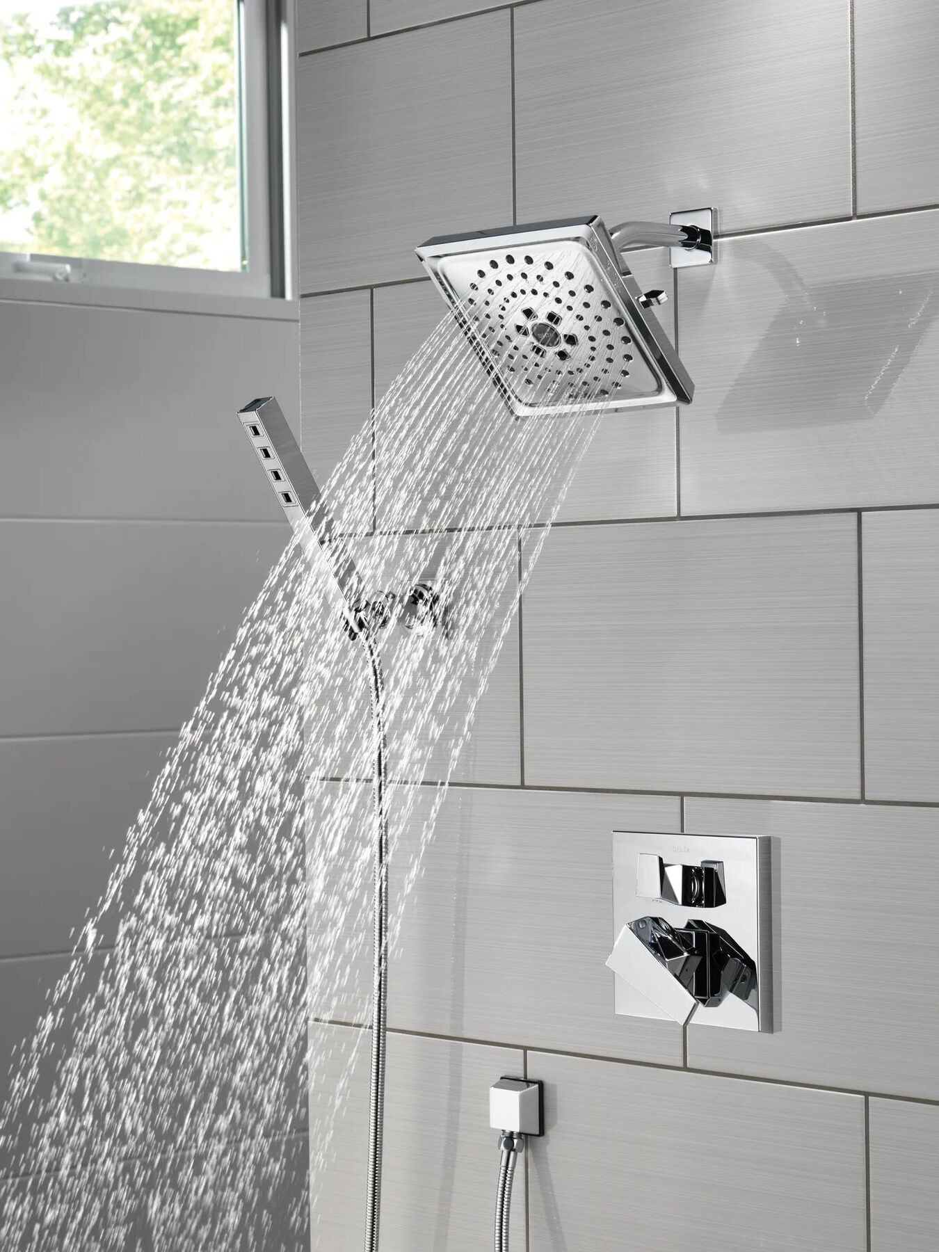 H<sub>2</sub>Okinetic&reg; 3-Setting Raincan Shower Head