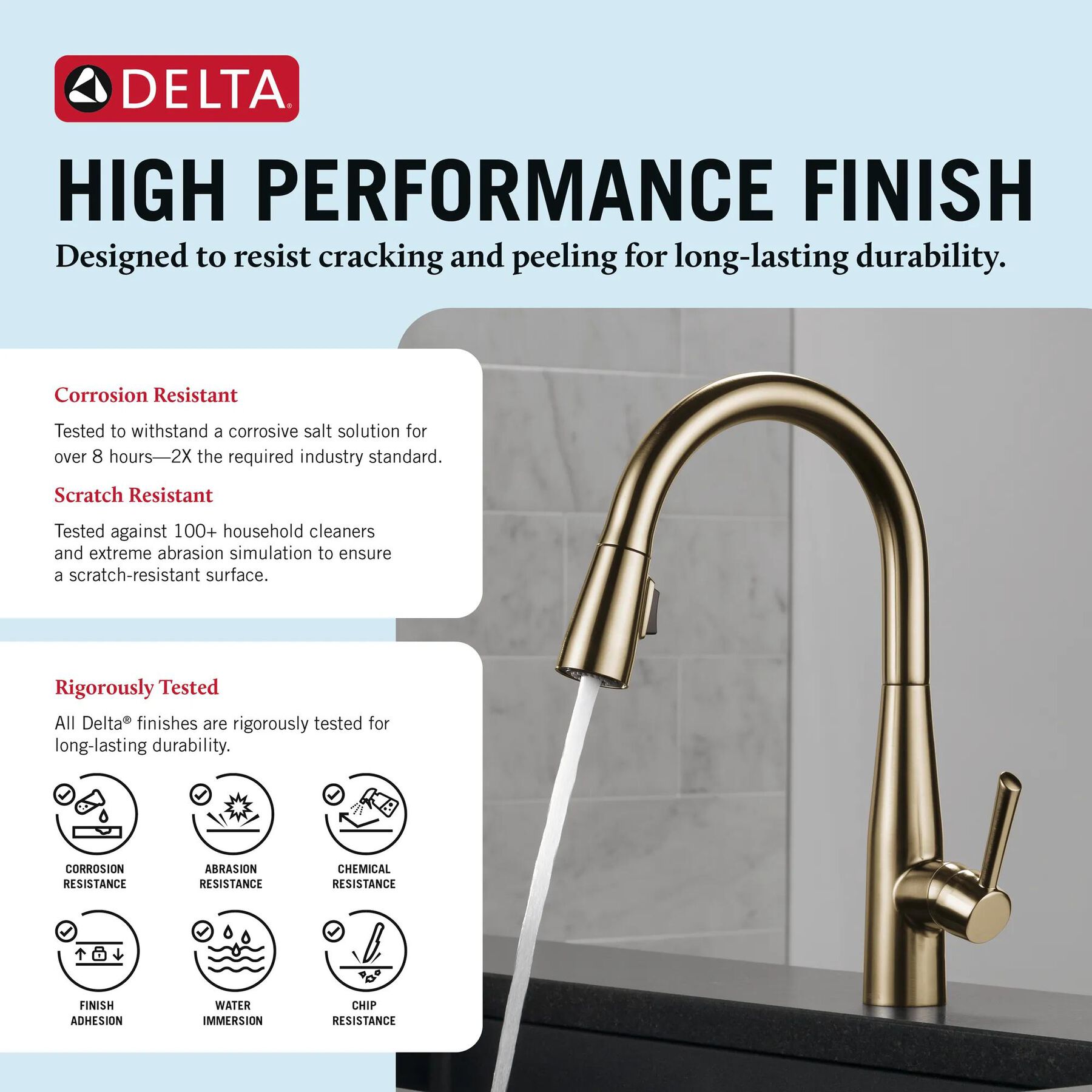 Single Handle Pull-Down Kitchen Faucet