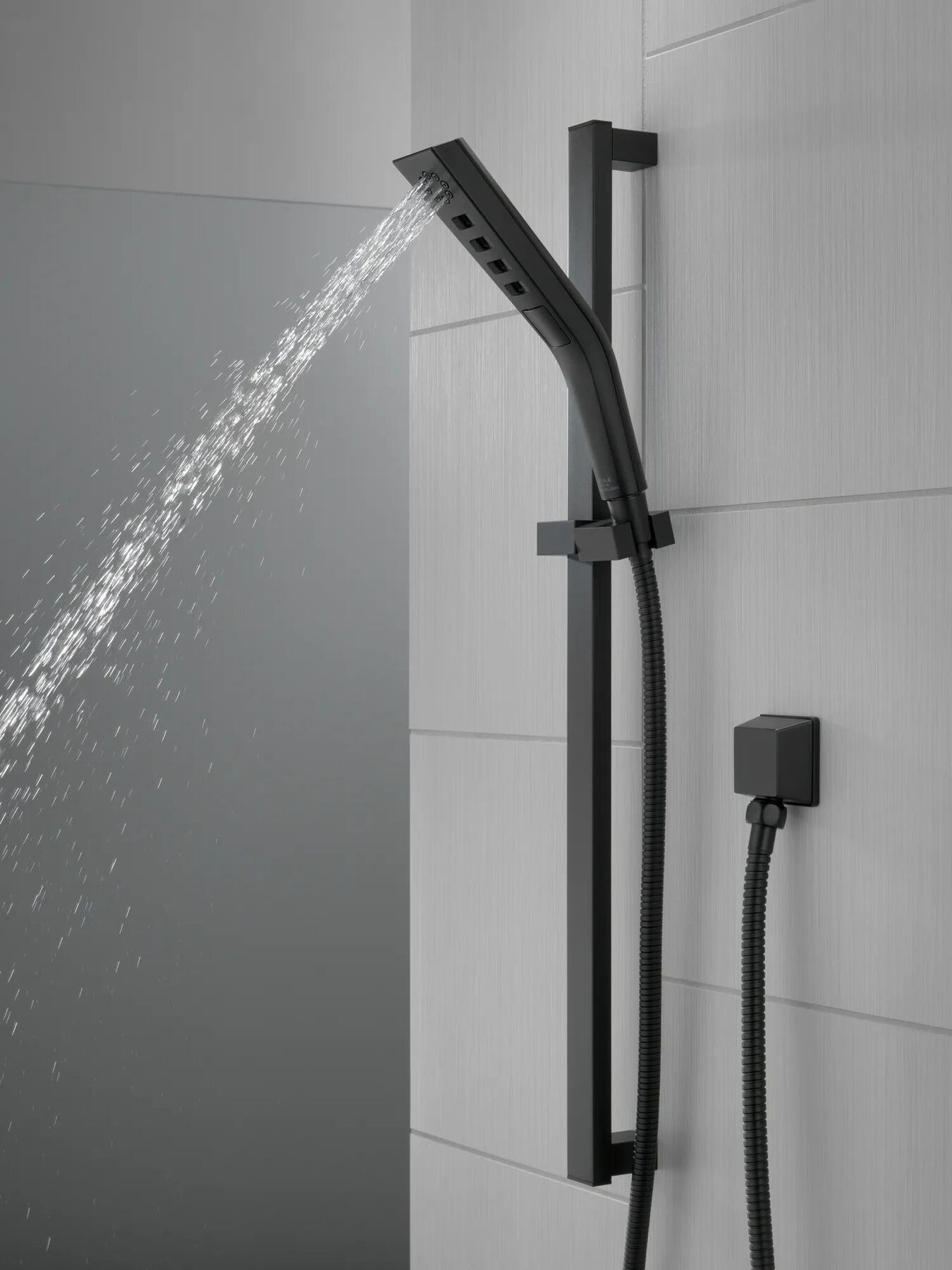 H<sub>2</sub>Okinetic&reg; 3-Setting Slide Bar Hand Shower (Recertified)
