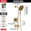Monitor&reg; 17 Series Shower Trim with In2ition&reg; Two-in-One Shower