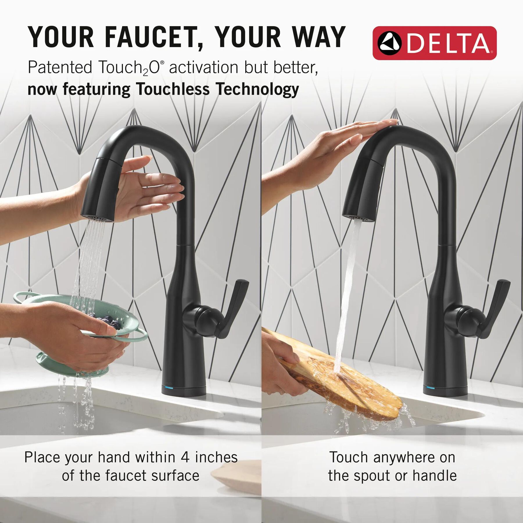 Touch2O&reg; Bar / Prep Faucet with Touchless Technology