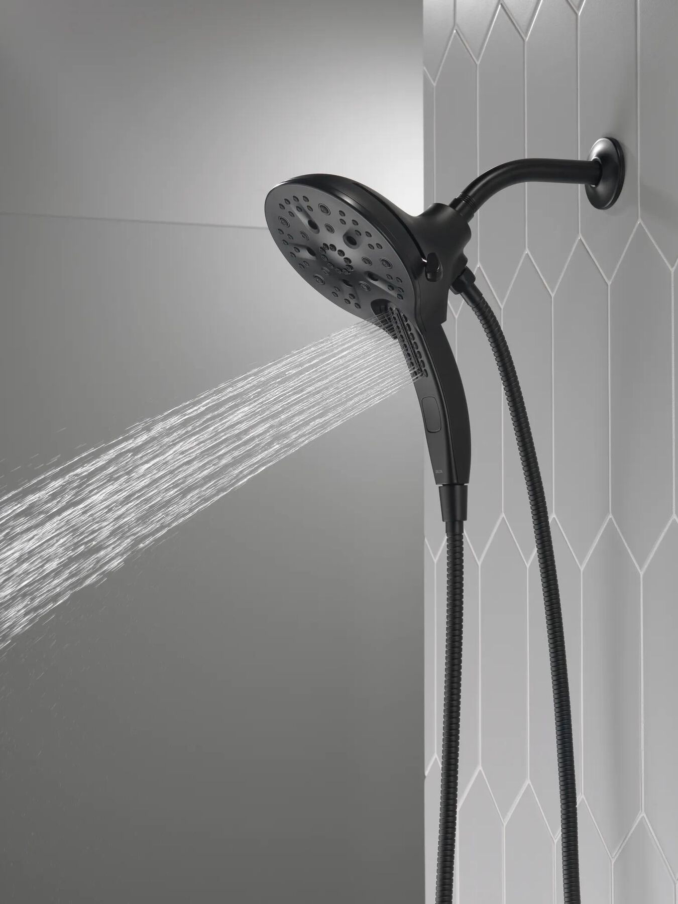 In2ition&reg; H<sub>2</sub>Okinetic&reg; 5-Setting Two-in-One Shower