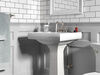 Two Handle Centerset Bathroom Faucet - Metal Pop-Up (Recertified)