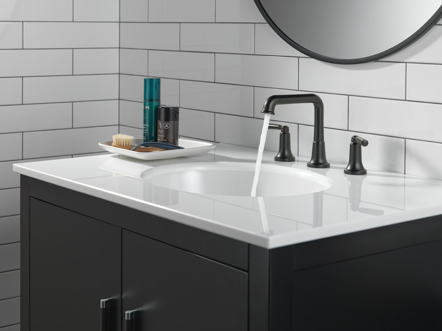 Two Handle Widespread Bathroom Faucet