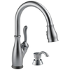 Touch2O with Touchless and VoiceIQ&reg; Technology Single Handle Pull-Down Kitchen Faucet with Soap Dispenser